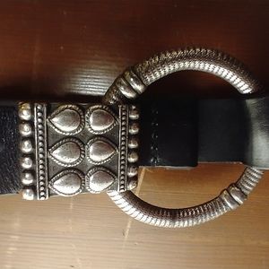 Women's leather belt